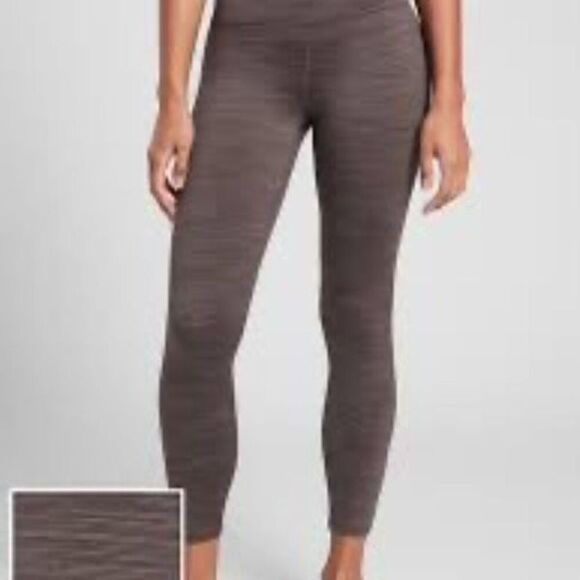 Athleta Pants - ATHLETA ELATION SPACE DYE 7/8 TIGHT COFFEE HOUSE BROWN